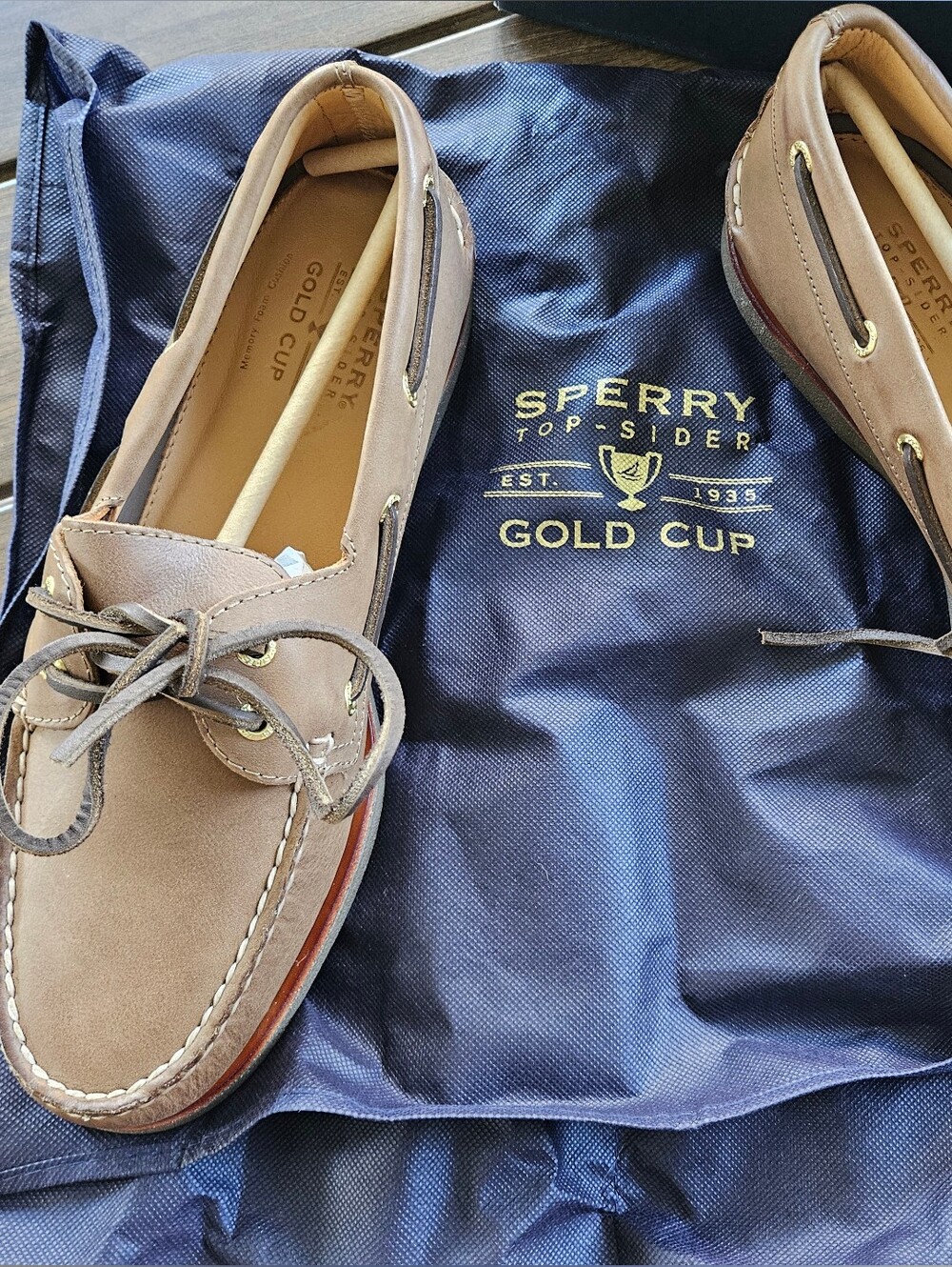 Sperry Gold Cup Men’s Dark Tan Boat Shoe